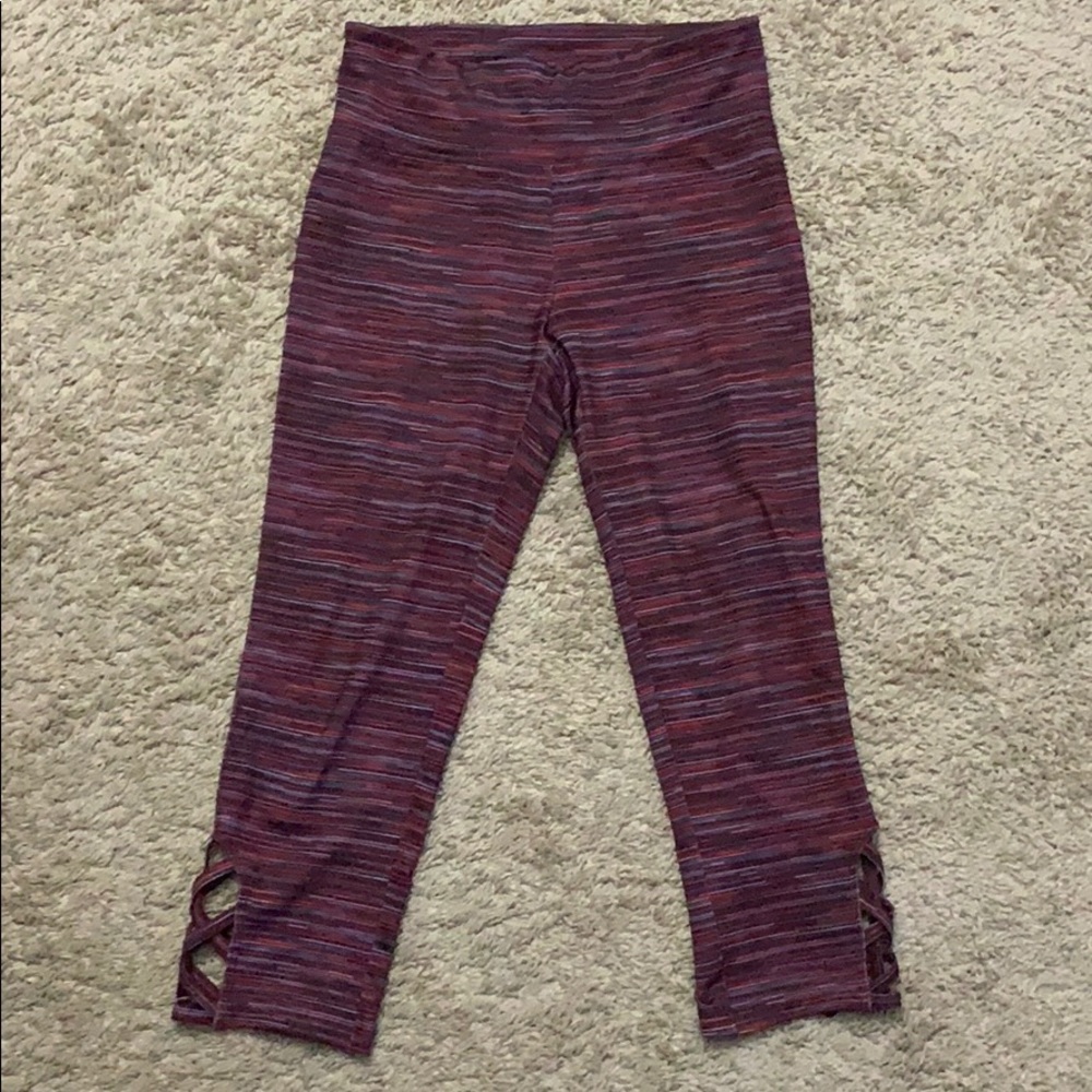 Multi-color Capri Workout Pants